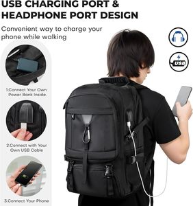 Tùy chỉnh Đại học lớn Ba lô du lịch máy tính xách tay ba lô với ngăn giày andusb sạc cổng - Product Image 3