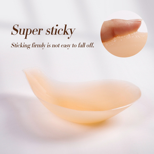 Reggiseno Adesivo in Silicone Trasparente Invisibile, Senza Spalline, Senza Cuciture, Impermeabile, <span class=keywords><strong>Push</strong></span>-<span class=keywords><strong>Up</strong></span>, Coppe Complete, Sollevante, Sexy, con Copricapezzoli - Product Image 6