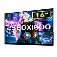 Monitor Portátil VCHANCE de 16'' LED 4K 144Hz Tipo C con Pantalla Táctil 3840*2160 550nit para Juegos, PC, Laptop, Teléfono, Switch, PS5