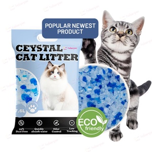 Litière pour chat en cristal écologique, antibactérienne, sans poussière, hautement absorbante, best-seller - Product Image 1