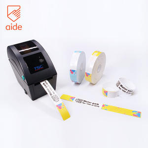 방수 일회용 사용자 정의 로고 QR 코드 인쇄 공원 콘서트 열 팔찌 종이 팔찌 - Product Image 3