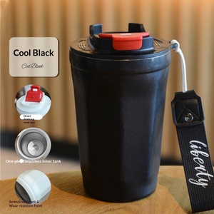 Gobelet isotherme en acier inoxydable pour l'été, tasse à café, gobelet à eau à double paroi avec affichage intelligent, personnalisable - Product Image 3