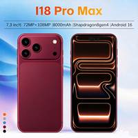 Smartphone Android 16 5G S25 Ultra 16G+1TB le plus vendu, écran 7,3 pouces, batterie 8000 mAh, navigation GPS, carte de crédit acceptée, en stock