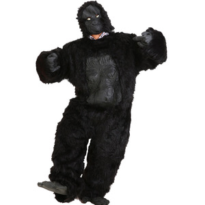 Gran oferta Animal gorila <span class=keywords><strong>Cosplay</strong></span> Animal negro mono de felpa conjunto completo disfraces Halloween para adultos - Product Image 5