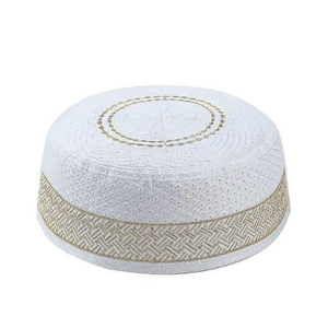 Gorro de Oración Islámico Tejido para Hombre, Transpirable, Ligero, para Primavera/Verano, para la Mezquita - Product Image 1