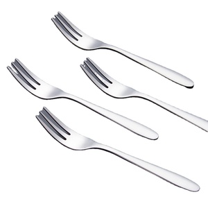 Fourchette à salade DFU241 en acier inoxydable SUS 304, fourchette à dessert légère en acier inoxydable 304, fourchettes à fruits et gâteaux - Product Image 2