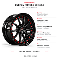 Nouvelles jantes ZKR en aluminium forgé haute performance 5x114.3/5x130/5x127 à rayons concaves profonds pour Audi Tesla pour véhicules de tourisme