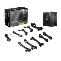 Nouvelle alimentation MSI MAG A850GL PCIE5 II, PCIE 5.1 & ATX 3.1 entièrement modulaire, 80 Plus Gold 850W, pour PC de jeu, boîtier de bureau
