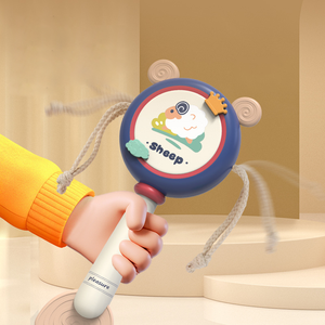 Sonajero grande para bebé, juguete para masticar, tambor de mano, tambor ondulado, juguete educativo, bebé de 1 año - Product Image 5