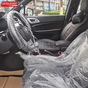Housse de siège de voiture unique en plastique transparent universel jetable en plastique imperméable housses de siège pour voitures