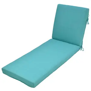 Ngoài trời Lounger hình chữ nhật Patio đệm cho đồ nội thất ghế tắm nắng sofa Vườn giải trí không thấm nước đồ nội thất đệm Bìa