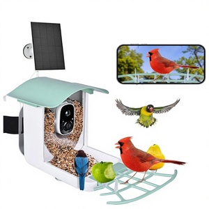 Mangeoire à oiseaux intelligente, étanche, pour l'extérieur, avec reconnaissance des oiseaux, application <span class=keywords><strong>VicoHome</strong></span>, outil de jardin - Product Image 1