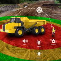 Système de détection d'angle mort sans fil AI PWAS avec caméra arrière, radar de recul, système d'évitement de collision, moniteur 360 degrés, ADAS, étanche