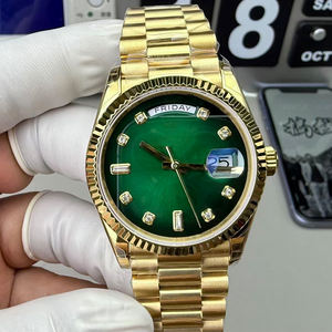 Reloj Mecánico de Lujo para Hombre de 41 mm, Acero Inoxidable, Cristal de Zafiro, Esfera con Indicadores, Resistencia al Agua 10 Bar, Corona, Modelo 3255 - Product Image 1