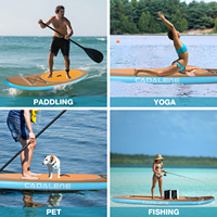 États-unis Entrepôt Spot Haute Stabilité Durable Léger Océan Surf Gonflable Stand up Paddle SUP Board Set pour Enfant et Adulte