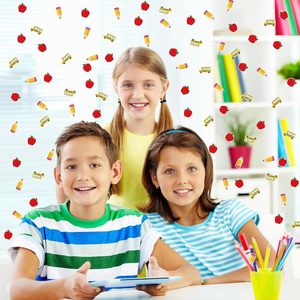 Set Regalo per il Primo Giorno di Scuola con Coriandoli, Mela e Matita per Decorazioni Festa in Classe - Product Image 6