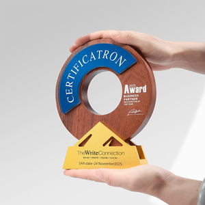Certificatron Wood Alloy <b>Trophy</b> Laser <b>Engraved</b> Digital Printing Business Gift Conference Award - Product Image 5