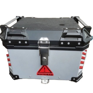 Fabricante personalizado motocicleta luxo tronco <span class=keywords><strong>80L</strong></span> scooter anti-roubo bloqueio alumínio liga top <span class=keywords><strong>box</strong></span> tronco - Product Image 6