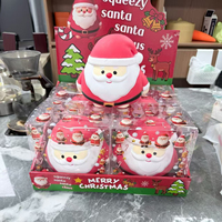 Nouveauté : Jouets Squishy de Noël à Presser – Boules Anti-Stress Géantes en Forme de Sapin, Renne, Bonhomme de Neige et Père Noël