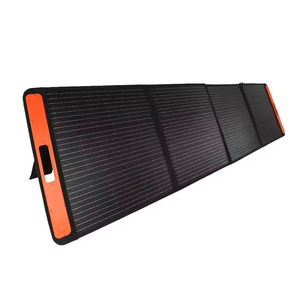 Panel Solar Plegable Monocristalino Portátil de 200W, 24.2V, Negro, 23% de Eficiencia, Precio Directo de Fábrica, para Camping y Viajes - Product Image 1