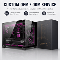 Casing Komputer Gaming PC Custom OEM AntarcChill, Casing & Tower Komputer, Kaca Temper, Micro ATX, Kabinet Desktop PC