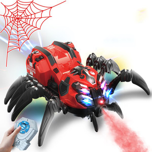 Juguete de Moda en Tiktok, Robot Acrobático a Control Remoto de 2.4 GHz, Robot Araña con Spray, Música Realista y Luces para Niños - Product Image 1