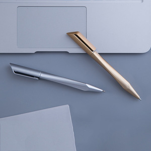 Fashion Design Metal Triangle Metallic Ballpoint <b>Pens</b> Customized Logo Promotional Multi-color Black/Blue Ink 1.0mm Tip - Product Image 3