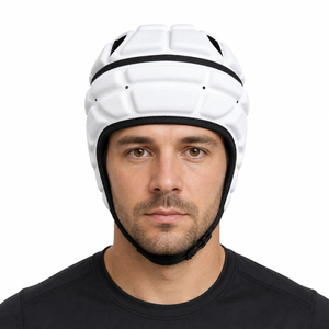 YOUNGSON Venta al por mayor Gorra de rugby personalizada, Casco suave para fútbol americano 7v7 con protección de bandera, Protector de cabeza acolchado de EVA, Protector de cabeza acolchado de EVA con diseño de panal para fútbol americano y esquí - Product Image 4