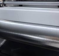 Tissu en fibre de verre laminé avec feuille d'aluminium, durable, ignifuge et imperméable, pour isolation thermique et acoustique des toits/murs