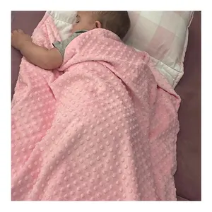 Hot bán bông minky Dot trâu kẻ sọc gối mầm non Toddler daycare ngủ trẻ em Nap mat