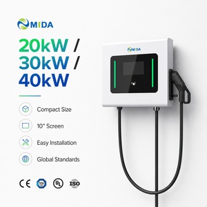 Chargeur mural DC pour véhicules électriques MIDA 30kW 40kW 50kW avec application, POS, RFID, OCPP 1.6/2.0 pour maison, <span class=keywords><strong>garage</strong></span> et stationnement commercial - Product Image 2
