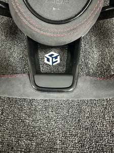 Volante Deportivo Personalizado de Cuero y Fibra de Carbono M Sport para Audi A3 V8 A4 A5 A7 B8 C7 A6 C8 <span class=keywords><strong>S3</strong></span> Rs3 Rs7 S5 B9 S4 B8.5 SQ5 S4 B8.5 <span class=keywords><strong>S3</strong></span> - Product Image 4