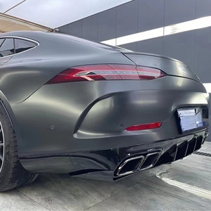 Diffuseur arrière en fibre de carbone noire de haute qualité, style BS, pour Mercedes Benz AMG GT63 - Product Image 6