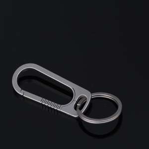 Toptan tokaları dış ortam aracı anahtarlık toka anahtarlık adam araba anahtarlık titanyum alaşım yaratıcılık Gifs Metal erkek için - Product Image 5
