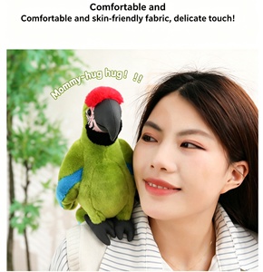 Juguete de Peluche de Loro Realista en Colores Vivos, Muñeco de Peluche de Cacatúa para Decoración del Hogar, Regalo de Cumpleaños para Niños y Amantes de las Aves - Product Image 3