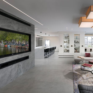 Pale Silver Grey Slate Stone Veneer <b>Wall</b> <b>Cladding</b> <b>Panels</b> Natural Textured Finish Eco-Friendly 5+ Year Warranty <b>Interior</b> - Product Image 3