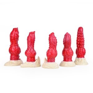 ODM Big Knot Fantasy <b>Dildo</b> With Suction Cup Safe Silicone Anal Plug G Spot Stimulator Sex Toys Prostate Massager <b>Dildos</b> - Product Image 5