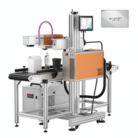 Machine de marquage laser UV/CO2 pour codes-barres, logos, dates, heures, codes de lots, DXF, PLT, BMP, en ligne et en vol