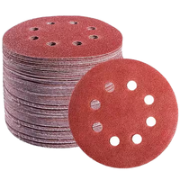 Discos Abrasivos de Óxido de Aluminio de 5 Pulgadas y Dureza Media |   Hojas de Pulido en Seco de 100 mm para Amoladoras, Superficies de Acero y Acero Inoxidable, OEM