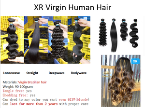 100% 巴西头发原始处女身体波浪菲律宾头发，水貂巴西头发人类埃塞俄比亚人发, 亲爱的头发延伸 - Product Image 3