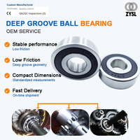 Roulement à billes à gorge profonde en acier inoxydable S99502 2RS 99502-2RS S1628 RS 15.88*41.3*12.7mm