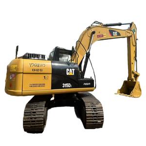 Pelles d'occasion fabriquées au Japon CAT 315D2 15 tonnes Pelle hydraulique d'occasion sur chenilles 320GC de haute qualité en vente dans la cour de Shanghai - Product Image 1