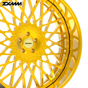 ZXMM Deep <span class=keywords><strong>Lip</strong></span> Dish Roue en alliage forgé Personnalisation dorée 20 22 24 26 pouces Voiture de tourisme 5x120 6*139.7 pour roues Jeep - Product Image 5