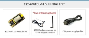 Ebyte E22-230TBH-01 SX1262 LoRa <b>Wireless</b> Serial Port Test Board Kits USB Development Board 230MHz <b>Wireless</b> Rf Module Module test - Product Image 4