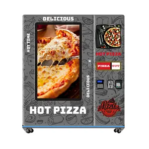 Wholesale Pizza Vending Machine Commercial Outdoor Fully Automatic Fresh Fast Hot Food Pizza Vendor Machine Factory