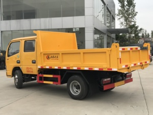 Camion à benne basculante miniature DONGFENG 4x2, 3 tonnes, petit camion à benne basculante hydraulique pour travaux municipaux - Product Image 3