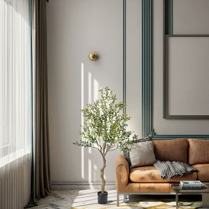 Offre Spéciale maison jardin décoration nouveau Design feuille de soie Faux Simulation bonsaï plante <span class=keywords><strong>olivier</strong></span> artificiel - Product Image 3