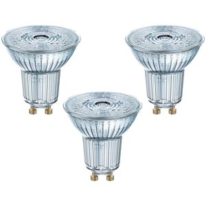 Bombillas LED Osram Par16 Gu10 2700K Blanco Cálido Reflector de Vidrio Paquete de 3 - Product Image 1