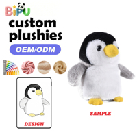 Jouets en peluche brodés BIPU, fabricant OEM ODM, écureuil en peluche sur mesure, super doux, rembourré en coton PP, cadeau d'anniversaire