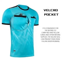 Kit d'arbitre de football par sublimation personnalisée Costume également uniforme d'arbitre de match de football Kit d'arbitre de football